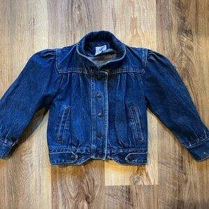 Vintage Kids retro 90s Denim Jean Jacket Button up 5T